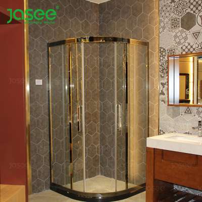 China Foshan OEM manufacturer tempered glass bathroom shower enclosure /shower cabin /shower room